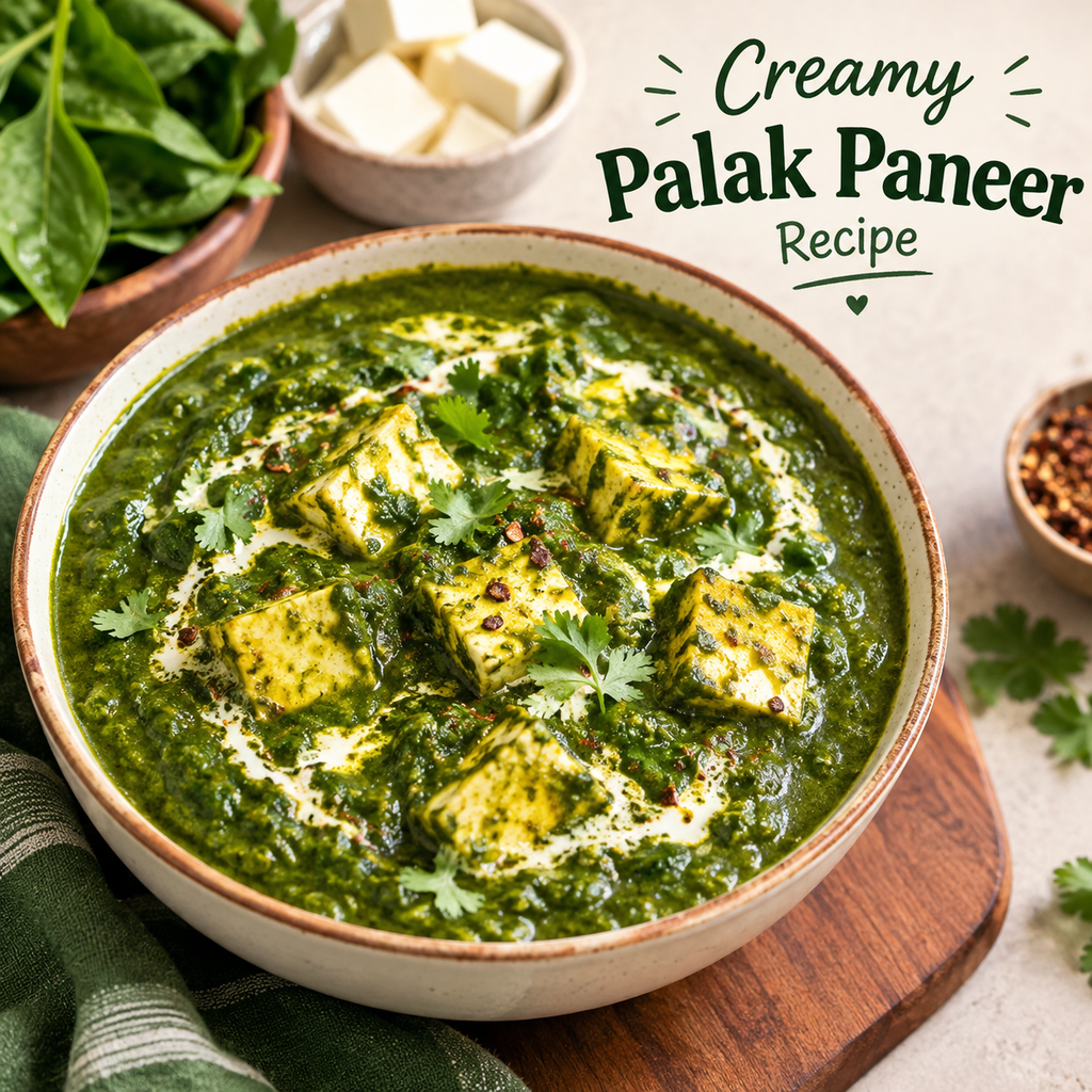 palak paneer recipe